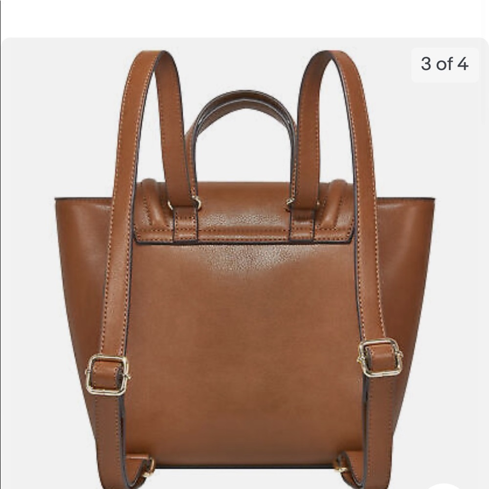 Nine West Harper Convertible Backpack Cognac Gem